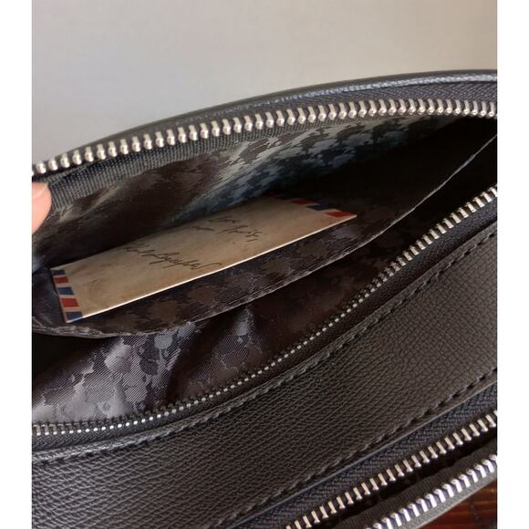 Karl Lagerfeld Paris Maybelle NWT Black Heart‎ Red/Pink Crossbody W/Coin Pouch - Picture 7 of 8